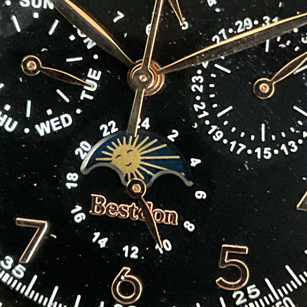 Euc Automatic 40mm Bestdon Multifunction Watch - image 3